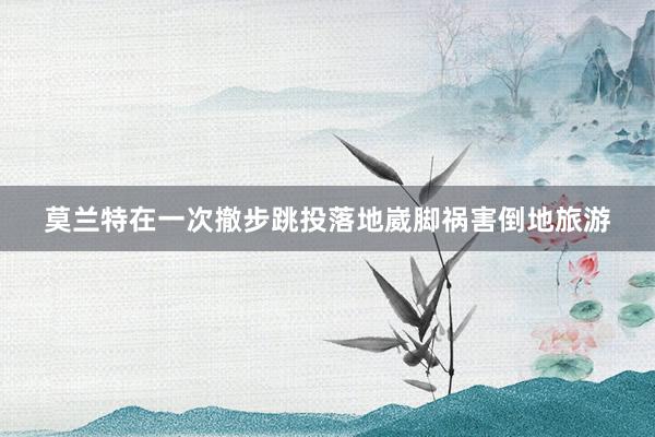 莫兰特在一次撤步跳投落地崴脚祸害倒地旅游
