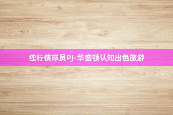 独行侠球员PJ-华盛顿认知出色旅游