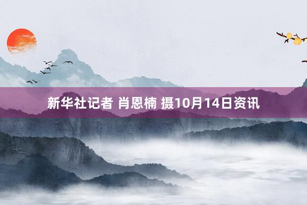 新华社记者 肖恩楠 摄10月14日资讯